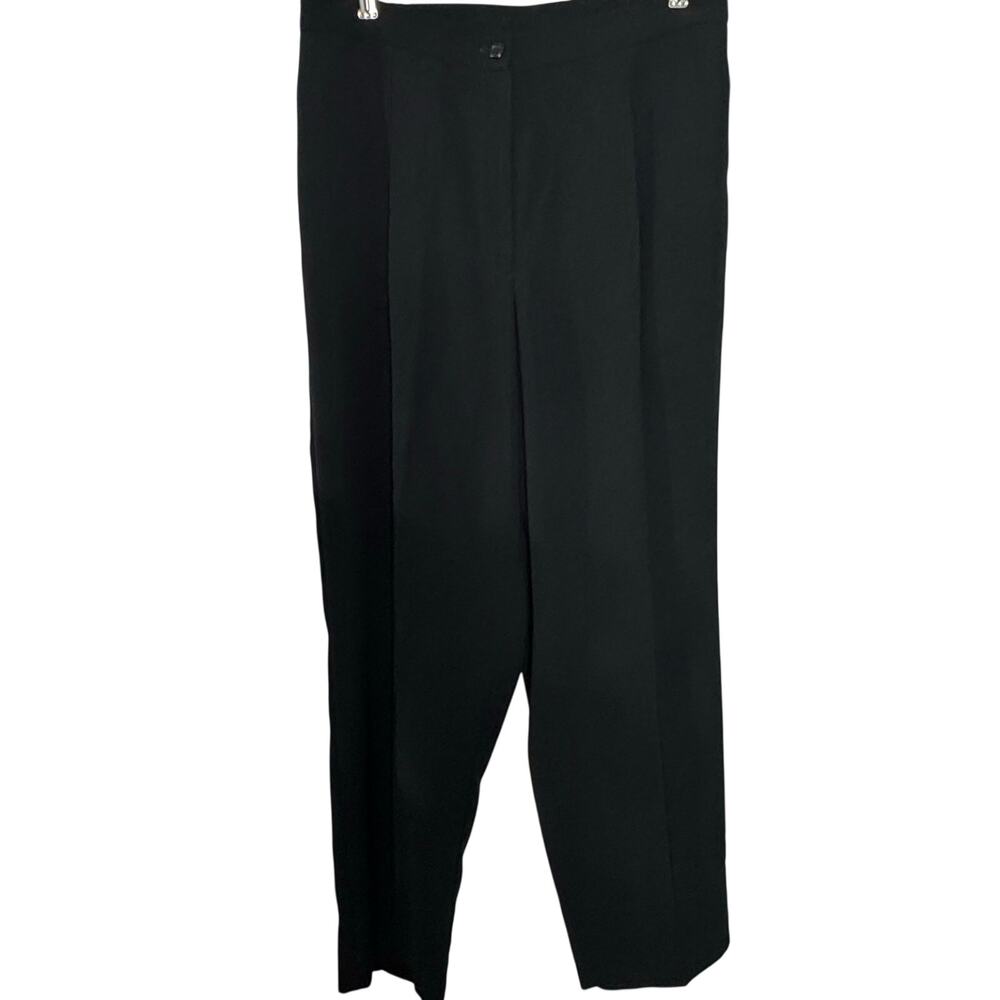 Vintage Villager Woman 16W‎ Black Wide Leg Slacks Career Essentials NWT